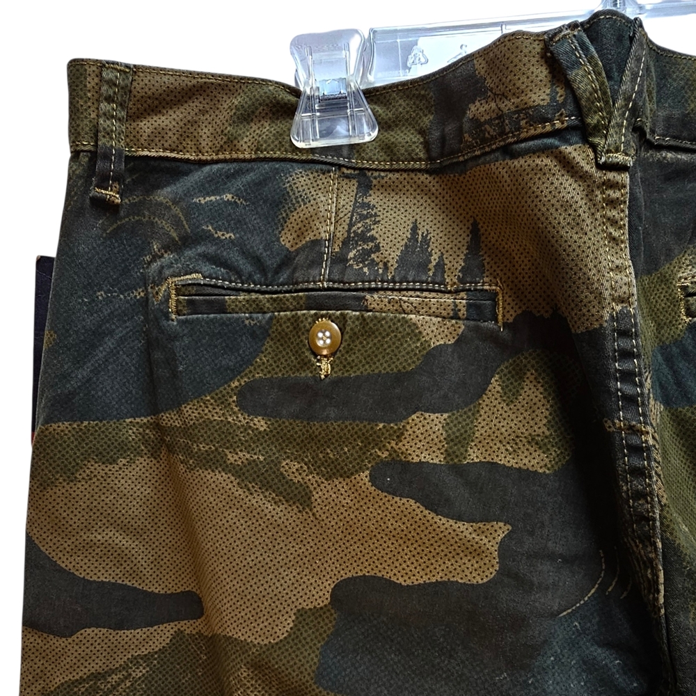 VANS Authentic Chino Pants Size 40 Unique Woodsy Camo Pattern Relaxed Fit NWT - Picture 7 of 13